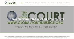 Desktop Screenshot of globalyouthjustice.org
